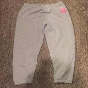 Pink Victoria secret Capri sweats